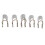 10 Pcs Nail Extension Forms Reusable Metal Long 8