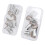 10 Pcs Nail Extension Forms Reusable Metal Long 2