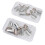 10 Pcs Nail Extension Forms Reusable Metal Long 5