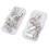 10 Pcs Nail Extension Forms Reusable Metal Long 10