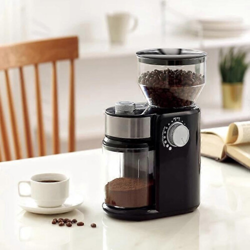 Coffee Automatic Burr Mill Coffee Grinder with 18 Levels Thickness Adjustable Grinders, Black 1