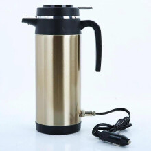 (24V) 12V/24V Vehicle Hot Water Boiling Electric Kettle Travel Truck Thermal Insulation Heating Cup Car Teapot Boiler Bottle 1.2L