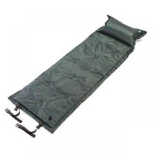 (Style 1 army green) Ultralight Camping Mat Air Mattress Camping Inflatable Bed Matela Gonflable Mat Self-Inflating Sleeping Pad w/ Thickened Pillow