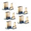 5pcs Micro HDMI to HDMI Adapter for Raspberry Pi 4B High-Definition Converter 6