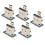 5pcs Micro HDMI to HDMI Adapter for Raspberry Pi 4B High-Definition Converter 10