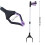 Multifunction Folding Trash Grabber Tool 80cm Aluminum Purple Handle 3