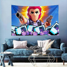 (QZ150x240cm(60x96in), as the picture22858) 3x5 Ft Brawl Game Flag - Polyester Digital Print Banner for Wall & Outdoor Decor with Brass Grommets