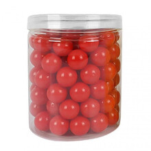 (Red) 100 Pcs 2cm Counting Balls - Smooth Lightweight Educational Toy for Preschool Learning with Storage Tube