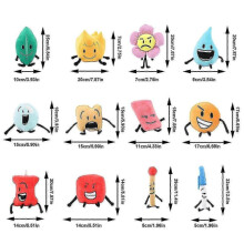 (Gold coin) Battle For Dream Island Plush Toys - Cute Soft Stuffed BFDI Plushies, Christmas Gifts For Kids