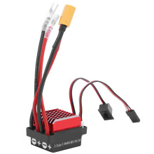 360A Wasserfester bürstenloser ESC für RC-Crawler, 43x29x26mm, Schwarz Rot