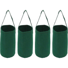 4pcs Upside Down Tomato Planter, Hanging Herb Strawberry Planter Inverted Tomato Strawberry Grow Bags Garden Grow Bags Easy Installation