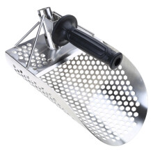 Sand Sieve Shovel for Metal Detector, Stainless Steel Shovel 30cm, Beach Accessories, Robust Sand Shovel for Beach Use