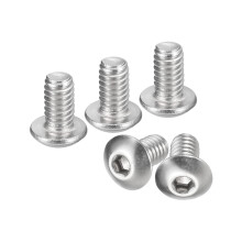 #8-32 x 5/16" Stainless Steel Switch Head Socket Cap Screws, Fully Threaded Hex Drive Fasteners, 10 Pack