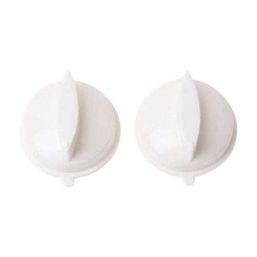2pcs Microwave Oven Rotary Knob Timer Plastic Control Switch Compatible with Various Models