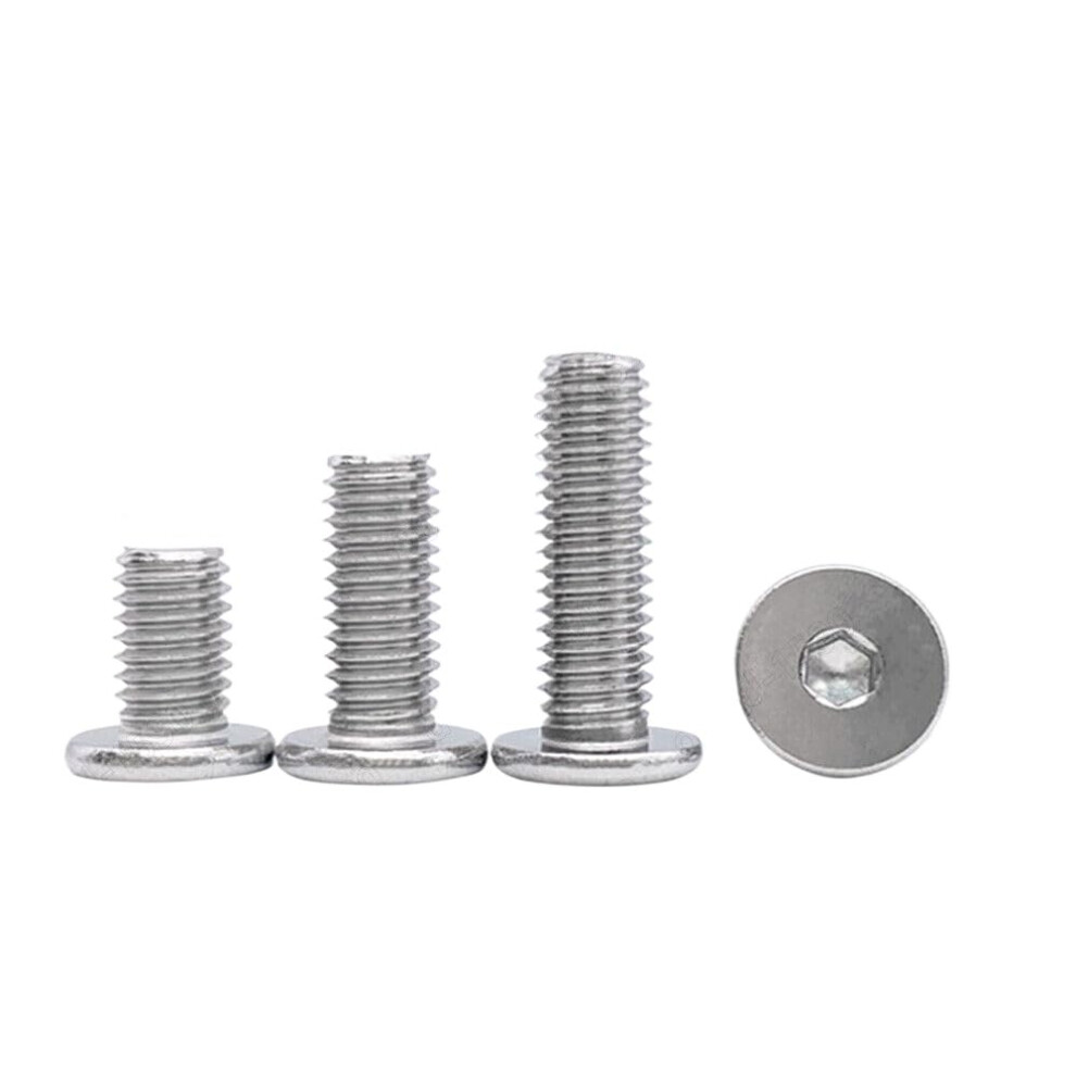Ultradã¼Nne Edelstahl Innensechskantschrauben M8 X 1.25 X 50Mm Flachkopf Fã¼R Prã¤Zisionsanwendungen 6447073328701