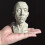 Plaster Portrait Teaching Aid Simulation Tool for Sketching - Mini X7M2 D Unit, Flat Head Resin Version, Practical Size 5