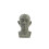Plaster Portrait Teaching Aid Simulation Tool for Sketching - Mini X7M2 D Unit, Flat Head Resin Version, Practical Size 1