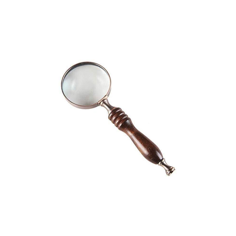Magnifying Glass 10X Portable Handheld Desktop Magnifier Natural Light for Reading, Engraving, Miniature Models for Elderly and Kids