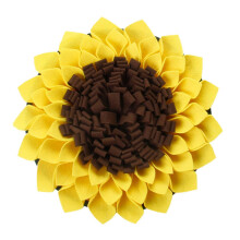 Snuffle Mat for Slow Feeding and Furry Friends, Sunflower Design, Durable Felt Material for Stress Relief, Suitable for Puppies and Pets