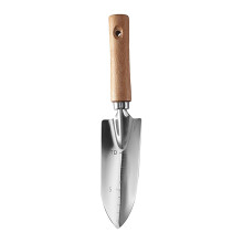 Kleine Gartenschaufel Hand Graben Spaten 30cm Edelstahl Pflanzkelle für Blumenerde Zimmerpflanzen Gartenwerkzeug
