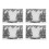 4 Pcs Embossing Folders Raised Relief Design DIY 5