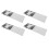 4 Pcs Embossing Folders Raised Relief Design DIY 3