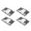 4 Pcs Embossing Folders Raised Relief Design DIY 7