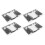 4 Pcs Embossing Folders Raised Relief Design DIY 6