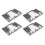 4 Pcs Embossing Folders Raised Relief Design DIY 9