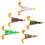 5pcs Topwater Duck Lure 3D Rubber Floating Duck 5