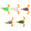 5pcs Topwater Duck Lure 3D Rubber Floating Duck 9