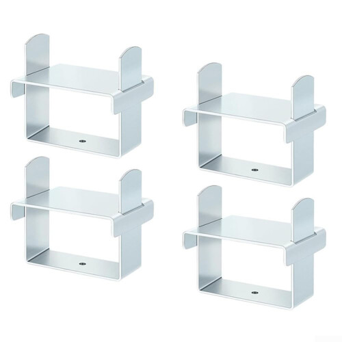 Stainless Steel Leaf Spring Clip Set for Vehicle Stability - Durable Silver Design, Compatible with Various Models