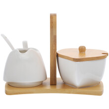 Small Sugar Bowl With Simple Design For Kitchen Decor 1 Set