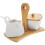Small Sugar Bowl With Simple Design For Kitchen Decor 1 Set 3
