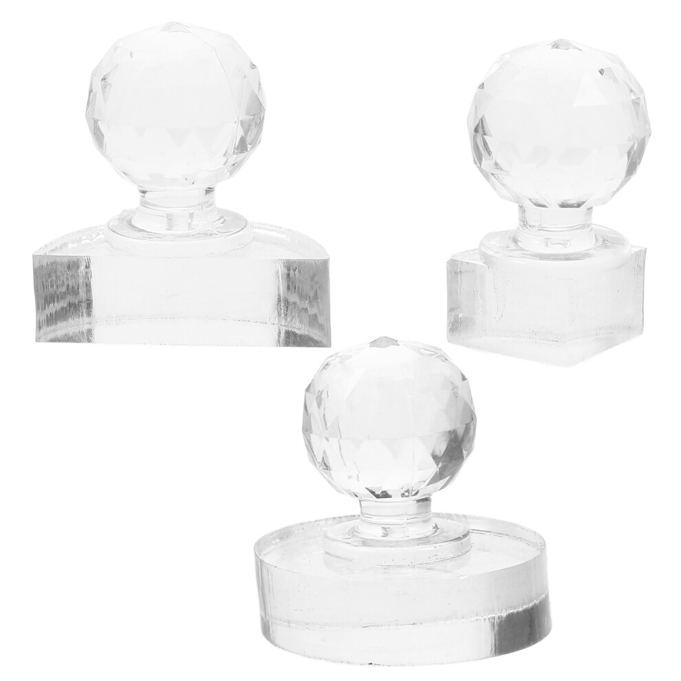 Villcase 3Pcs Cosmetic Pressing Tool For Blusher Eyeshadow Highlighter Repair