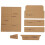 Acrylic Wallet Pattern Stencil Set for DIY Long Wallet Craft 2