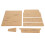 Acrylic Wallet Pattern Stencil Set for DIY Long Wallet Craft 10