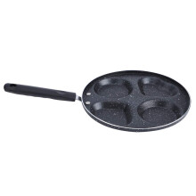 Egg Frying Pan 4 Cup Love Shape Nonstick Aluminum 9.6 Inch Griddle for Pancakes Burgers Omelets Breakfast Cookware