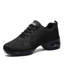 (35, Black) Breathable Slip-on Women's Dance Shoes Non-Slip Running Sneakers