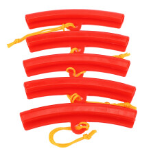 5 Pcs Tire Changer Guard Red Rubber Tire Rim