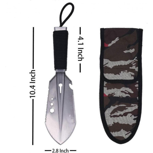 Camping Trowel Hiking Backpacking Ultra Light Portable Shovel Multitool