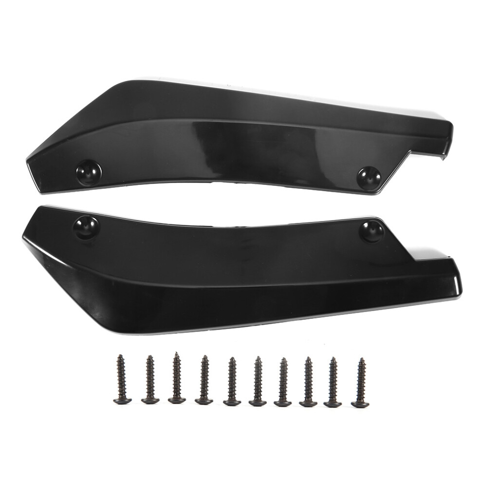 Pair Of Rear Bumper Lip Spoiler Diffusers Anti 8320539730233