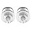 2 Pcs Preload Fork Cap Metal Front Shock Absorber 4