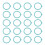 40 Pcs Binder Rings Multifunction Multiple Colors 2