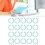 40 Pcs Binder Rings Multifunction Multiple Colors 11