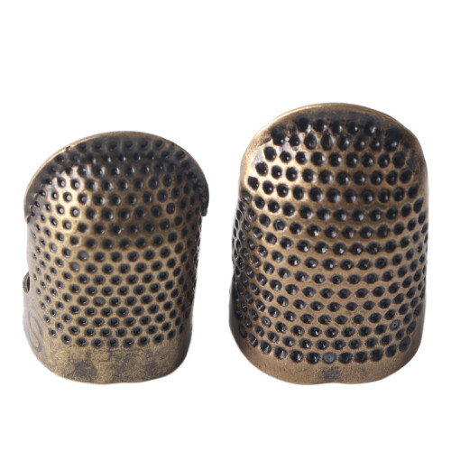 Thimble Metal Retro Sewing Thimbles Adjustable