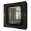 Modern Bedroom Sliding Wardrobe With Mirror Doors & Storage 203cm Black 2