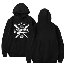 (XXS-schwarz) Heiße Mode für Fans von Icrimax-Sweatshirt mit Grafikdruck, Outdoor-Sport-Cosplay-Pullover