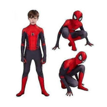 (140 cm-Rot) Kinder-Spideing-Cosplay-Anzug Far From Home Spideing-Kostüm Halloween-Cosplay-Kostüm -e