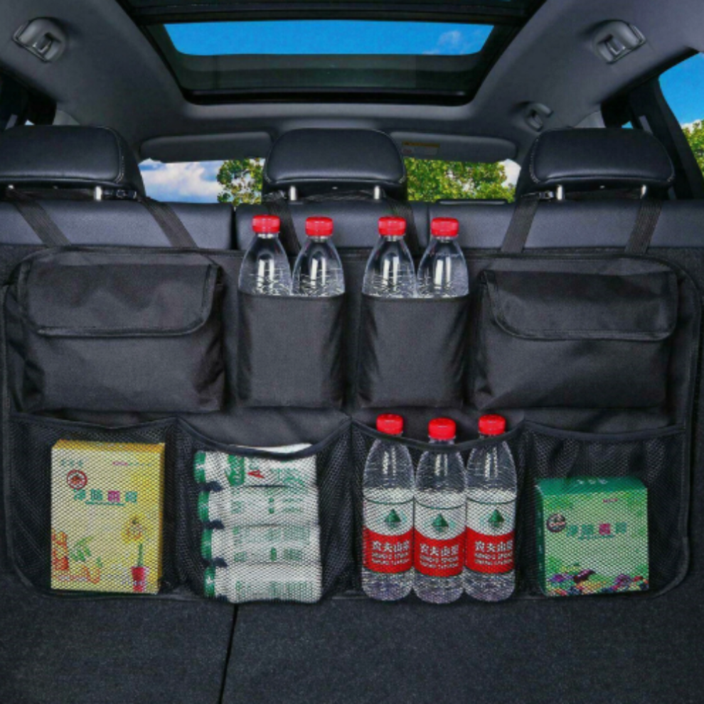 CAR BOOT ORGANISER TIDY BACK SEAT STORAGE BAG  POCKET ACCESSORIES